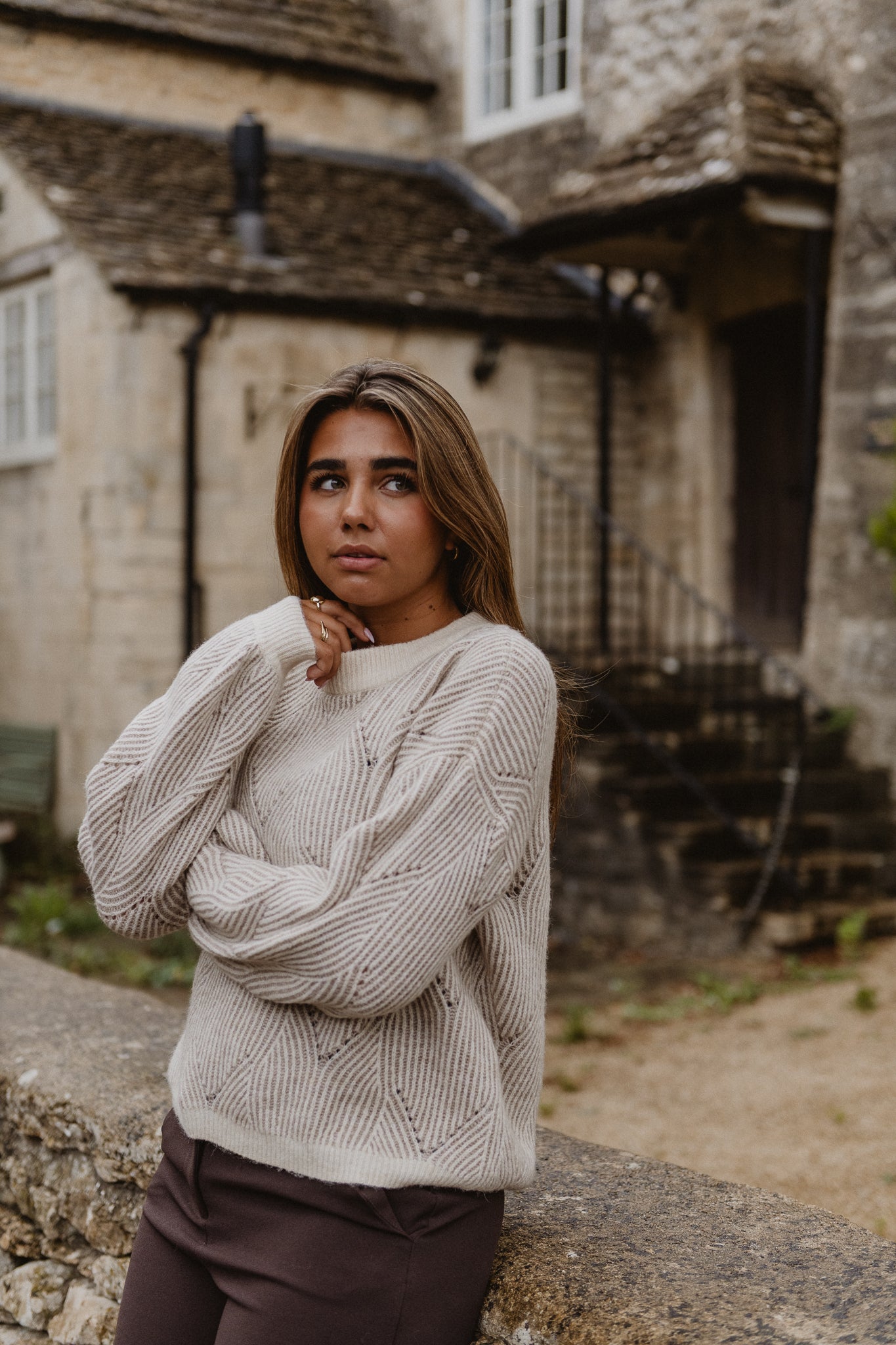 PCJENNA Pullover - Whitecap Gray